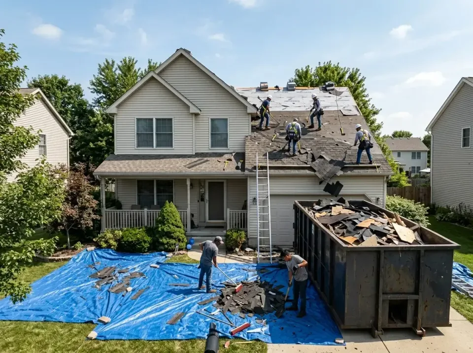 roof-replacement-debris-remova-004 — frequently asked questions, Cheapest Dumpster Rentals in Walkerton, IN